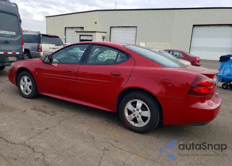 2007 Pontiac Grand Prix из США, поврежденный, VIN 2G2WP552071115343